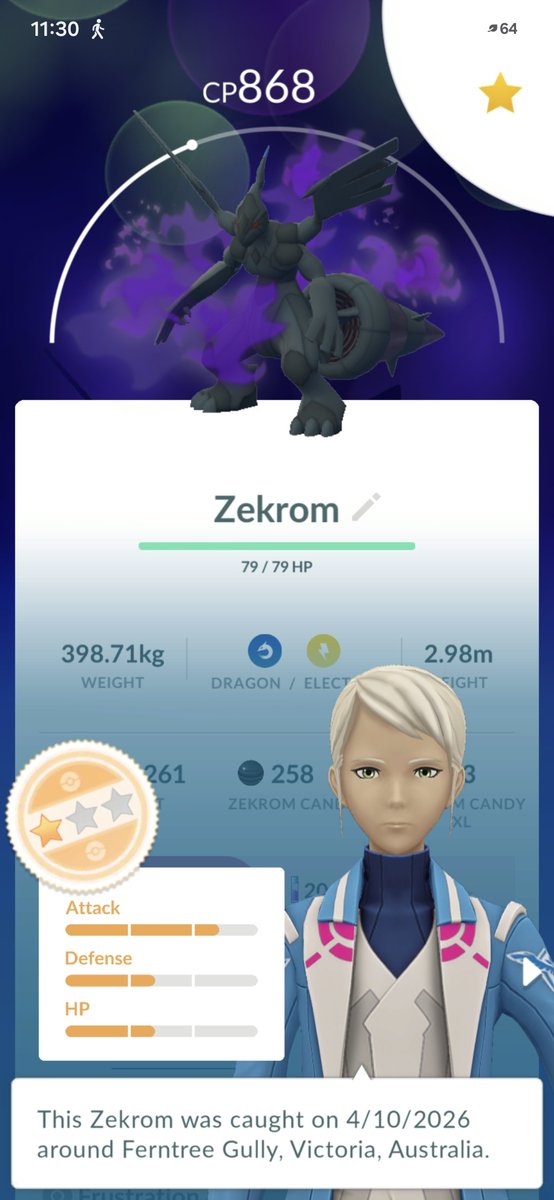 Hooks1975's tweet photo. Disappointing as usual!! 🤣
@PokemonGoApp #Giovanni #ShadowZekrom https://t.co/UVt5BjfduS