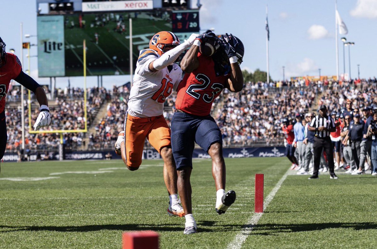 Stevencbets's tweet photo. “Not a first down”

“Not a touchdown”

Absolute clown show by @ACCOfficiating 

These guys either need to be trained again because they don’t know the rules or they do know the rules and are still being knowingly incompetent. https://t.co/93S7M61DHi