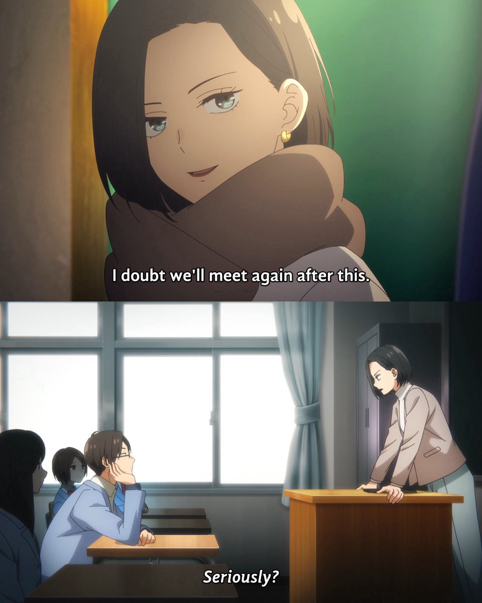 makiisetm's tweet photo. Mfs meet a random girl on New Year’s night, spend the night with her, just for her to end up being his new teacher I’m frying 😭😭😭 https://t.co/UuUXdZtgJ3
