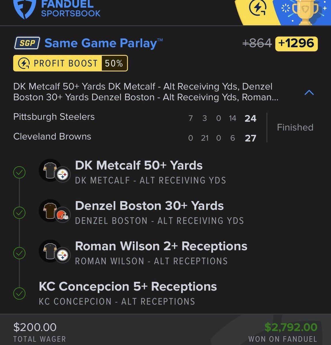 MelissaMeshack's tweet photo. CASHED YALL FOR THE FREE TNF🏂

THIS SUNDAY WILL BE ONE TO REMEMBER DO NOT MISS OUT😈

https://t.co/Bx8acwIGSI

#prizepicks #fanduel https://t.co/gtFHQMufLU