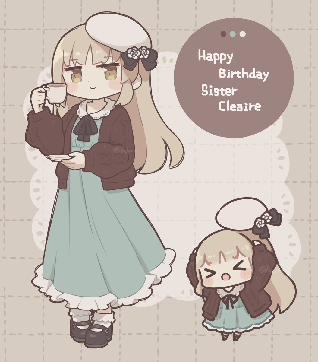 fuguno's tweet photo. クレアさん✨Happy Birthday✨
#シスター・クレアのお誕生日2026 
#描いたよクレアさん https://t.co/3o7diA3Soe