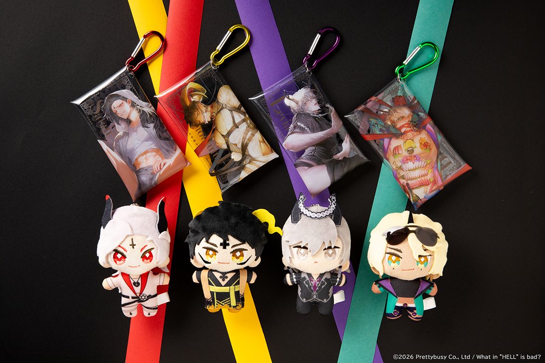 kadokawastore's tweet photo. ＼✨予約開始✨／
「What in "HELL" is bad? -地獄のどこが悪い？-」のグッズが登場😈

🎁特典🎁
1会計2,200円(税込)ご購入毎に
「ミニイラストカード(全4種・ランダム）」1枚プレゼント

🔻詳細はこちら
https://t.co/0KeYVzimYP
～10/21(水)23:59まで⏰

#Whatinhellisbad?
#WHB
#地獄のどこが悪い？ https://t.co/YT7otne3sZ