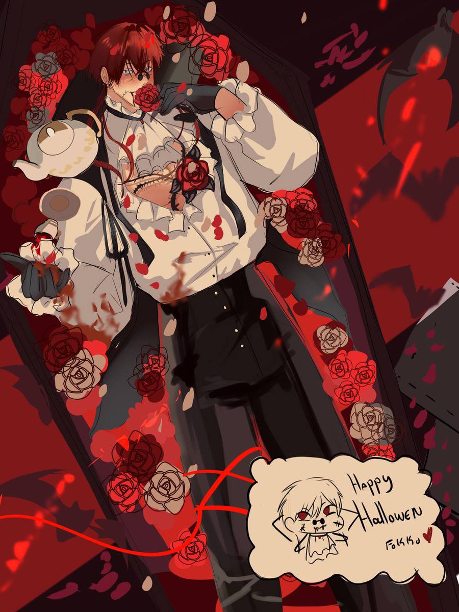 fokku_8's tweet photo. Happy hallowen  👻👻👻👻👻👻👻👻
#hallowen #vampire https://t.co/uWY8pUf3se