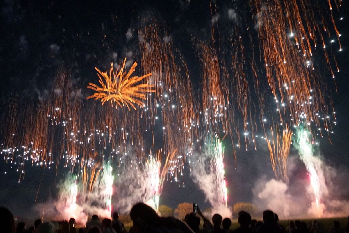 SinNacht's tweet photo. 昨夜も花火の後にとある映画を観の行きましたが、花火のシーンの解像度が凄く上がった気がします。
行って良かった！

#三郷花火大会
#三郷花火大会フォトキャンペーン https://t.co/MdG0hy7rdZ