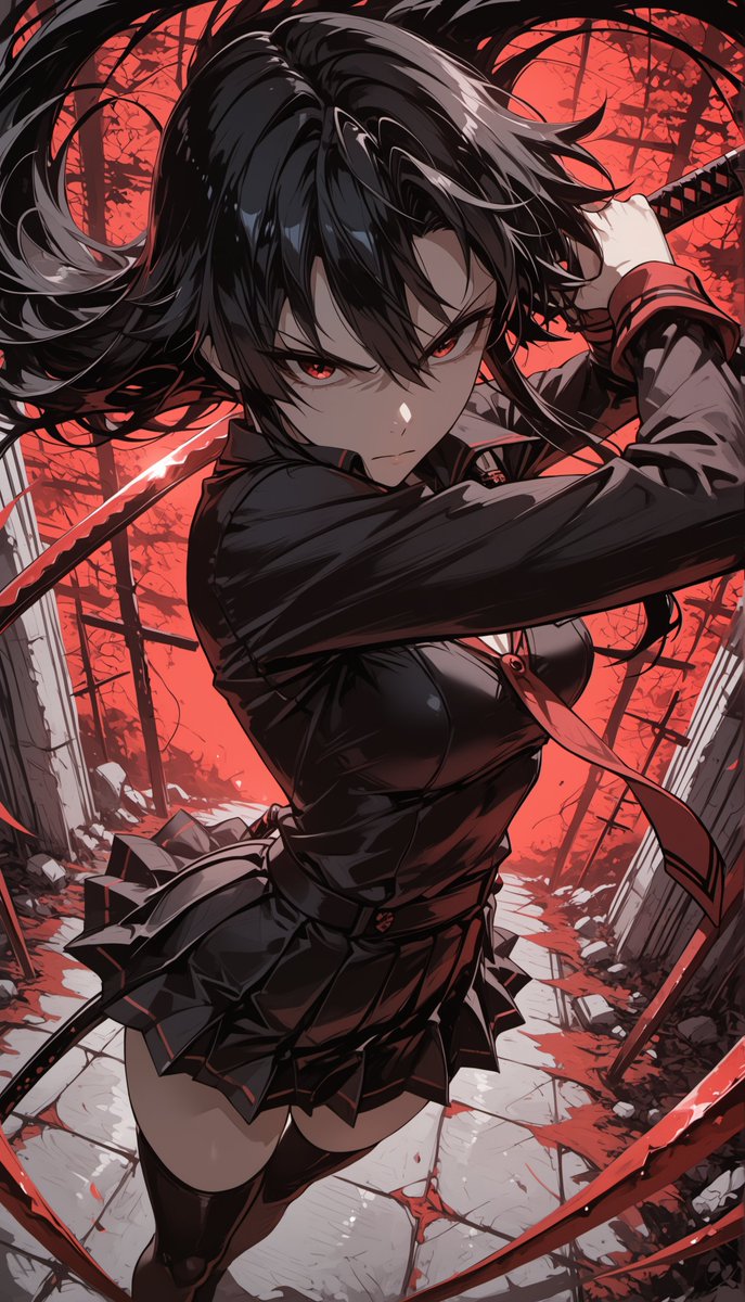 oneesan_aiart's tweet photo. Silent blade, deadly grace. ⚔️

#Akame #AkameGaKill https://t.co/BeCVvD3nTo