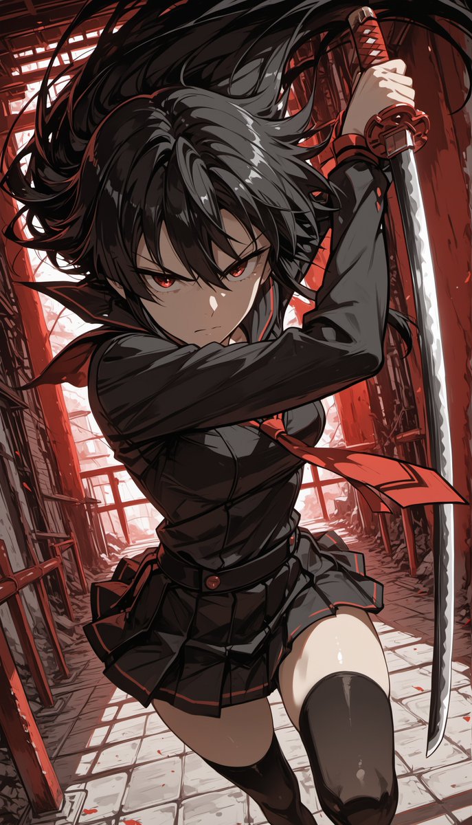 oneesan_aiart's tweet photo. Silent blade, deadly grace. ⚔️

#Akame #AkameGaKill https://t.co/BeCVvD3nTo