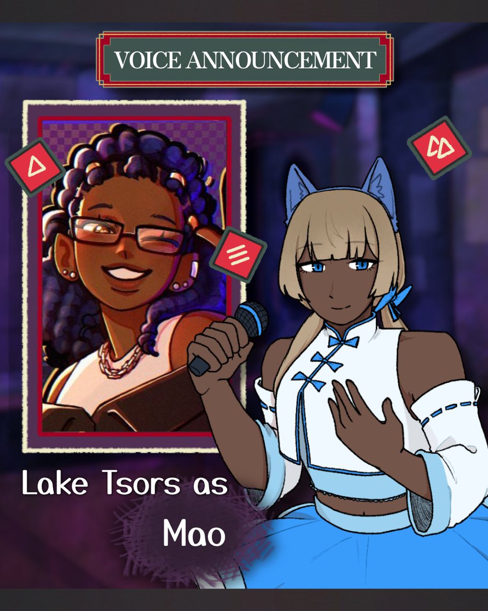 Lakoyrsu_ZIP's tweet photo. 🐈‍⬛ ✨ ROLE ANNOUNCEMENT✨🐈‍⬛ 

Happy October!

Proud to announce that I voice Mao in Synaphony by @no_xiruo for this year's #SpooktoberVNJam. 

I'm truly grateful to the team for having me on for such an ambitious project!

Please do go check it out! 💖
https://t.co/i7gXA1pLpY https://t.co/hWRHru43Cn