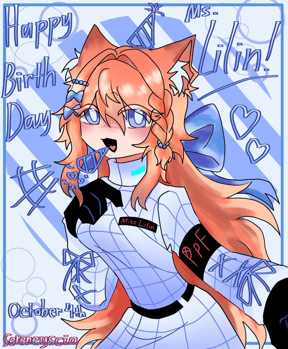 CyrusHeiko's tweet photo. HAPPY BIRTHDAY MISS LILIN!!!! 💝🎂🎉🎊
@Smoochiecuzzvf https://t.co/YyJg6efyYN