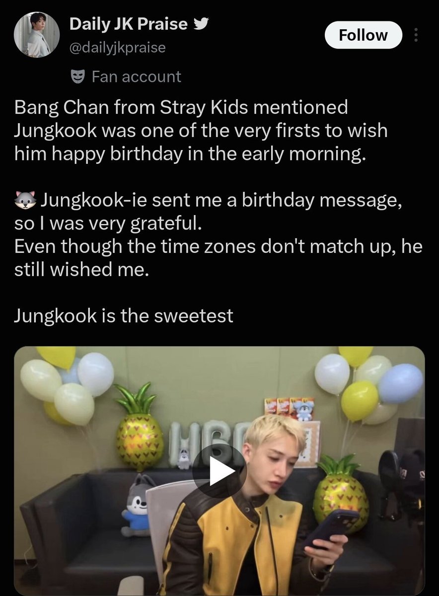 Purplerebel613's tweet photo. He didn’t even wish Jungkook on his birthday a month ago, yet Jungkook still remembered him and was among the first to wish him. That’s just the kind of person Jungkook is—he genuinely doesn’t have a mean bone in his body. 💜 https://t.co/OI3BBuZXj3