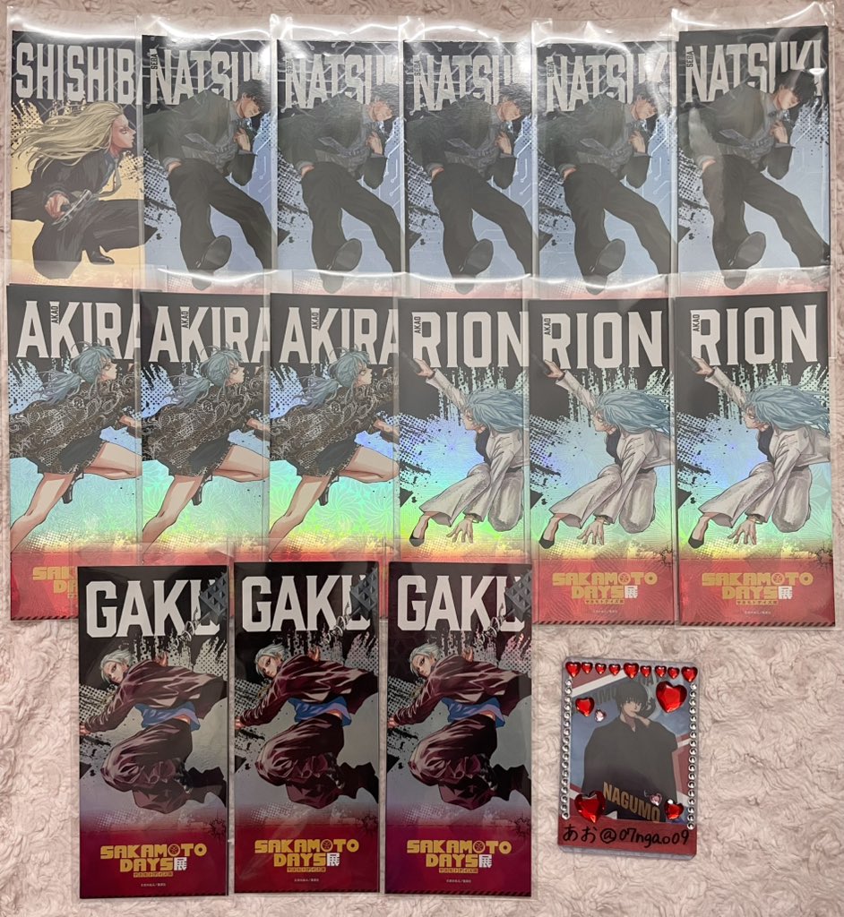 07ngao09's tweet photo. SAKAMOTO DAYS サカモトデイズ 展 原画展 チケット風カード【交換/譲渡】

譲：画像参照

求：
同異種 南雲、大佛
定価

神々廻,夏生,楽は南雲含む交換または晶,リオンを半数含む譲渡のみ。
よろしくお願いいたします。 https://t.co/FGmRMBYq6M