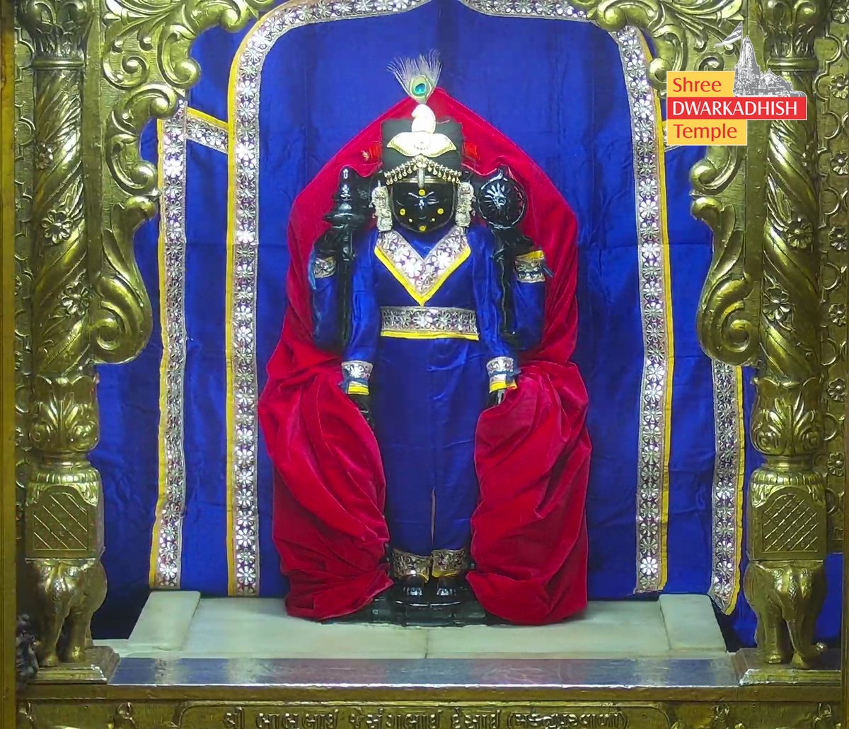 DwarkaOfficial's tweet photo. राजाधिराज द्वारकाधीश जी के मङ्गला आरती दर्शन 🙏🏻
श्री द्वारकाधीश मंदिर द्वारका,गुजरात
दिनांक :- 04/10/2026 रविवार                                                                            

#dwarka #manglaaarti
#ShridwarikadhishmandirOfficial https://t.co/yoBXGnjDjW