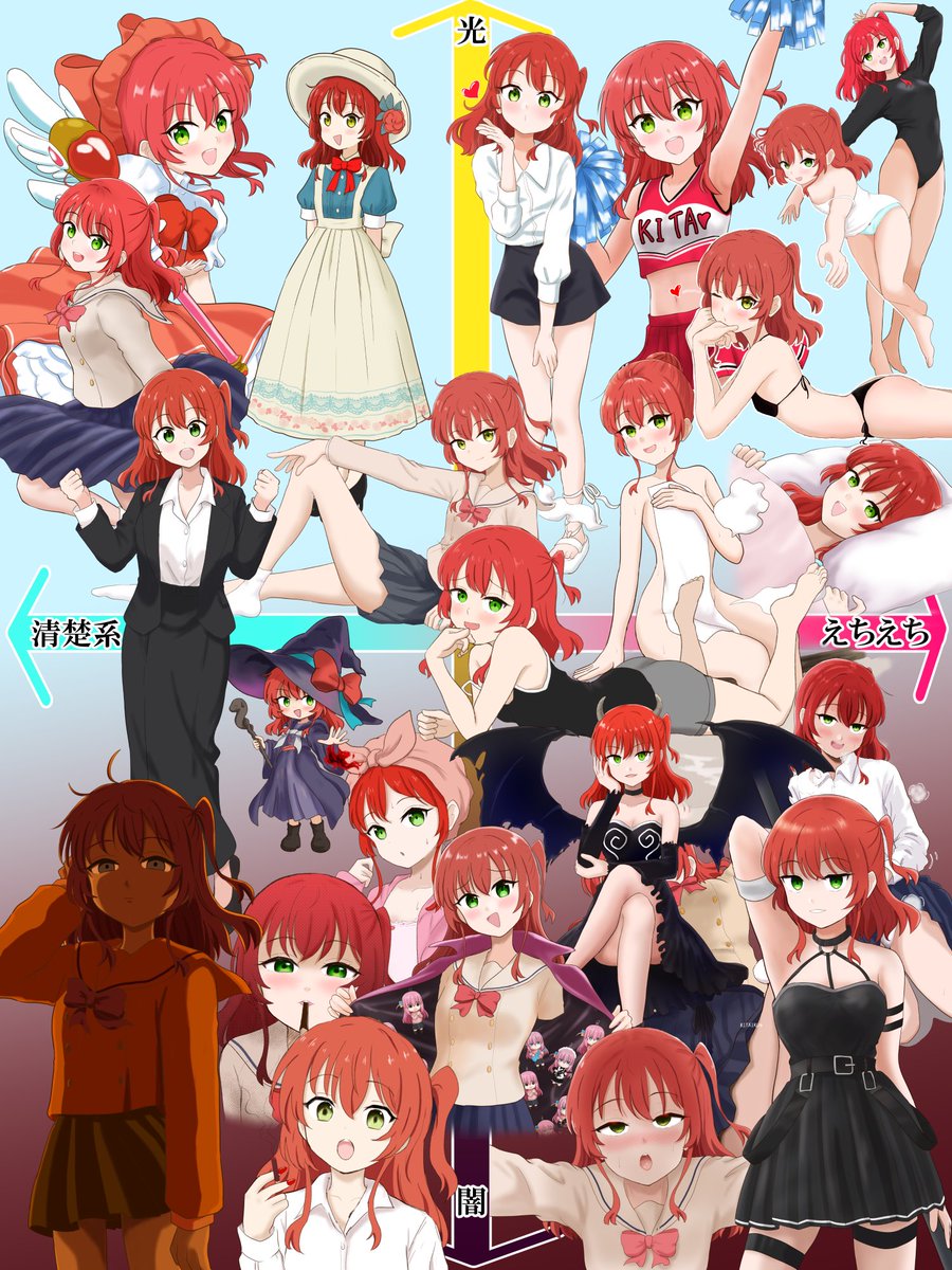 kitaiku4's tweet photo. 喜多ちゃん分類表 https://t.co/g8SOSUQduV