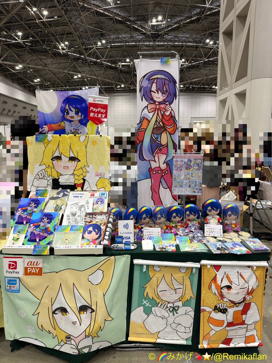Remikaflan's tweet photo. 設営完了しました！！！ https://t.co/tFIiM4gfDN