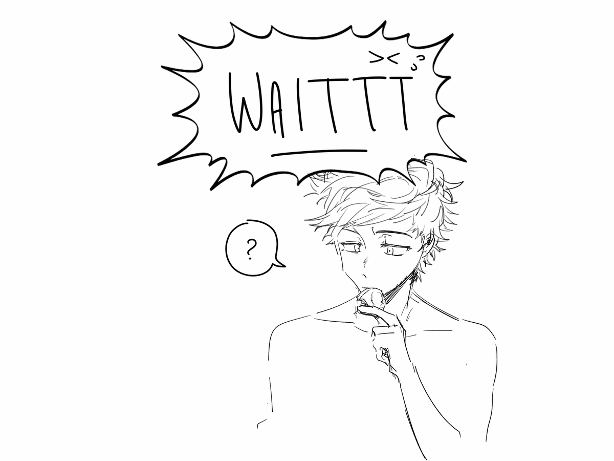 kissuelastnight's tweet photo. wanted to draw something for kinktober🤔 https://t.co/CxB2AcayWE