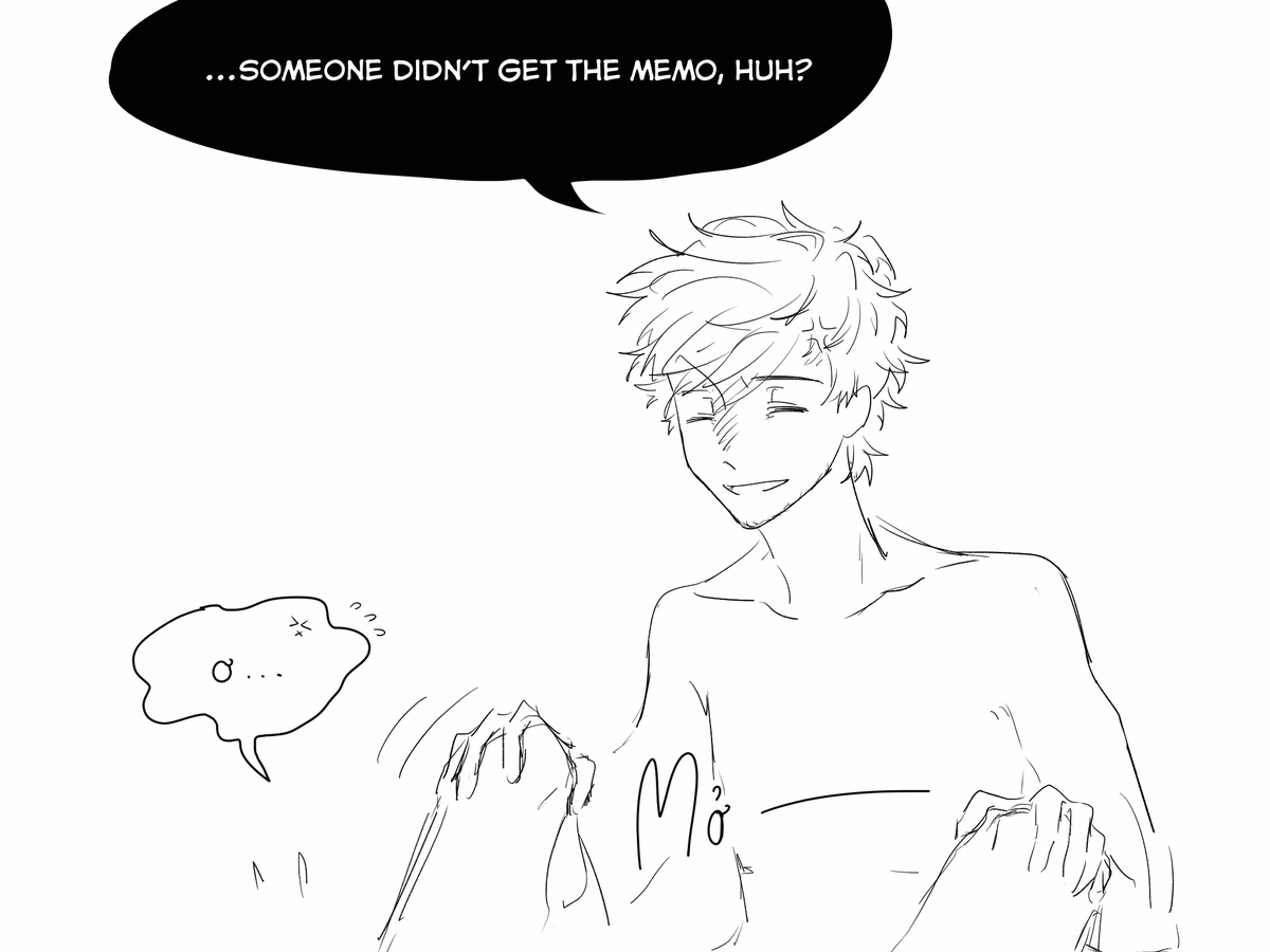 kissuelastnight's tweet photo. wanted to draw something for kinktober🤔 https://t.co/CxB2AcayWE