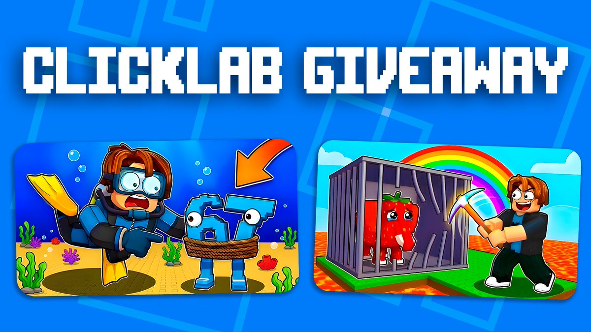 ClickLabAI's tweet photo. 🚨 We are giving away 100 Clicklab credits / 20 thumbnail generations to 3 devs!

❤️ Like
🔁 Repost
💬 Tag 2 devs in the comments

Your game deserves better thumbnails ✨

Generate your thumbnail now
https://t.co/yIMsJLX9hF 👈

#RobloxDev #Giveaway #roblox #UEFN #FortniteCreative https://t.co/24qVAPS7z7