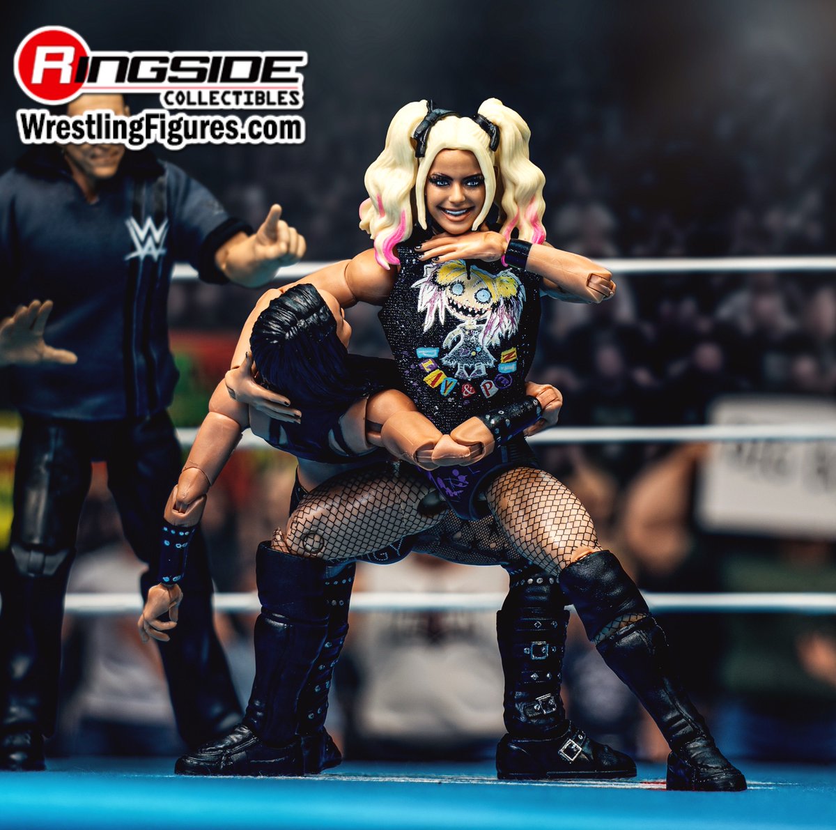 RingsideC's tweet photo. Alexa Bliss enters the ring ready to torment her opponents in @Mattel @WWE Elite Series 127!

Shop Now ➡️ https://t.co/VPzcbKbgEh

📷 @MattBGoldberg 

#RingsideCollectibles #WrestlingFigures #WWEEliteSquad #WWEFigures #AlexaBliss @AlexaBliss_WWE https://t.co/v6nK3PfEjv