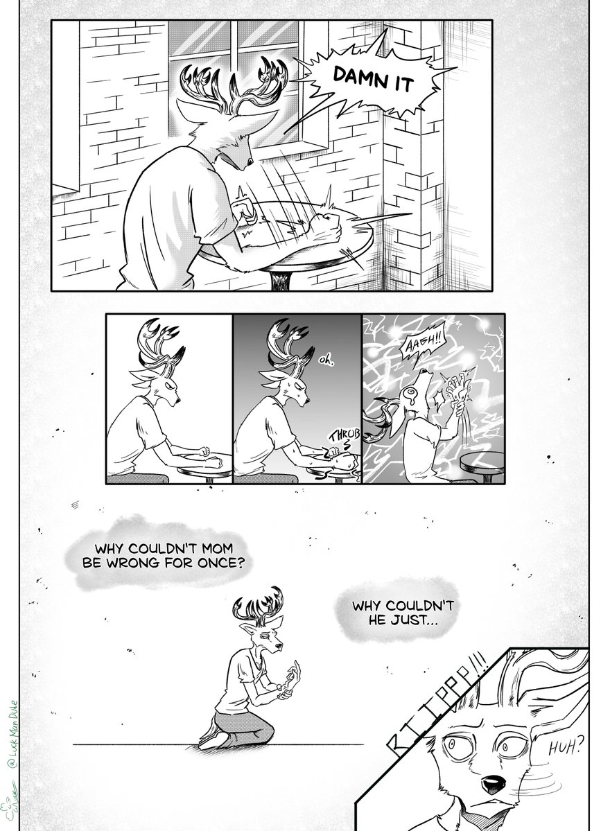 LuckManDude's tweet photo. BeastRebels Chapter 7 page 4
Uhh… not your smartest move there bud
#beastars #comic #fanart https://t.co/97UT6JGaYv