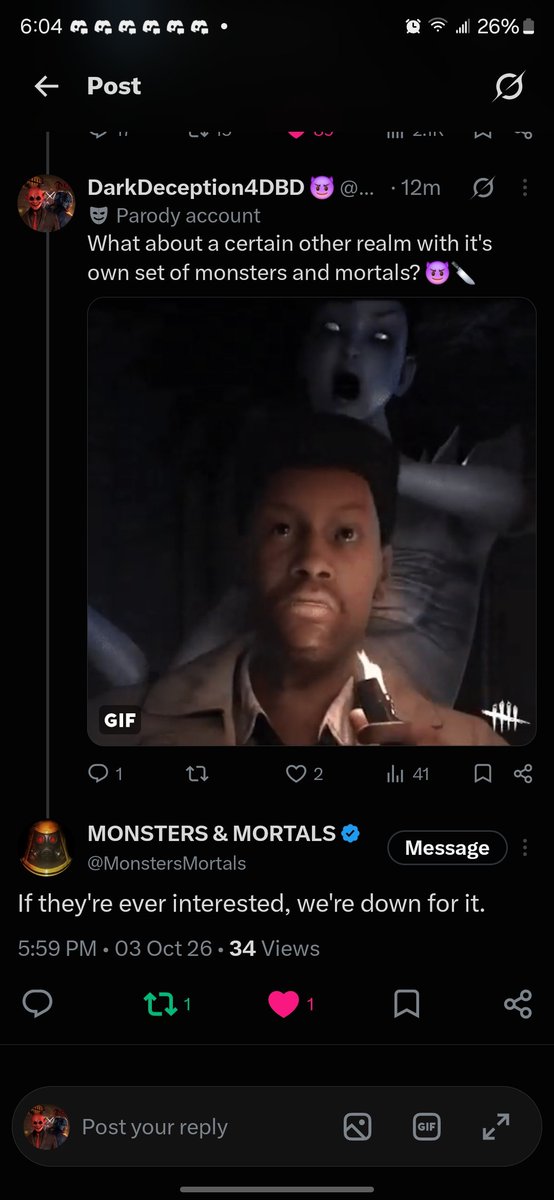 DarkDeception4D's tweet photo. SOUND THE ALARM, WE'VE MADE CONTACT https://t.co/4947JE2d1q