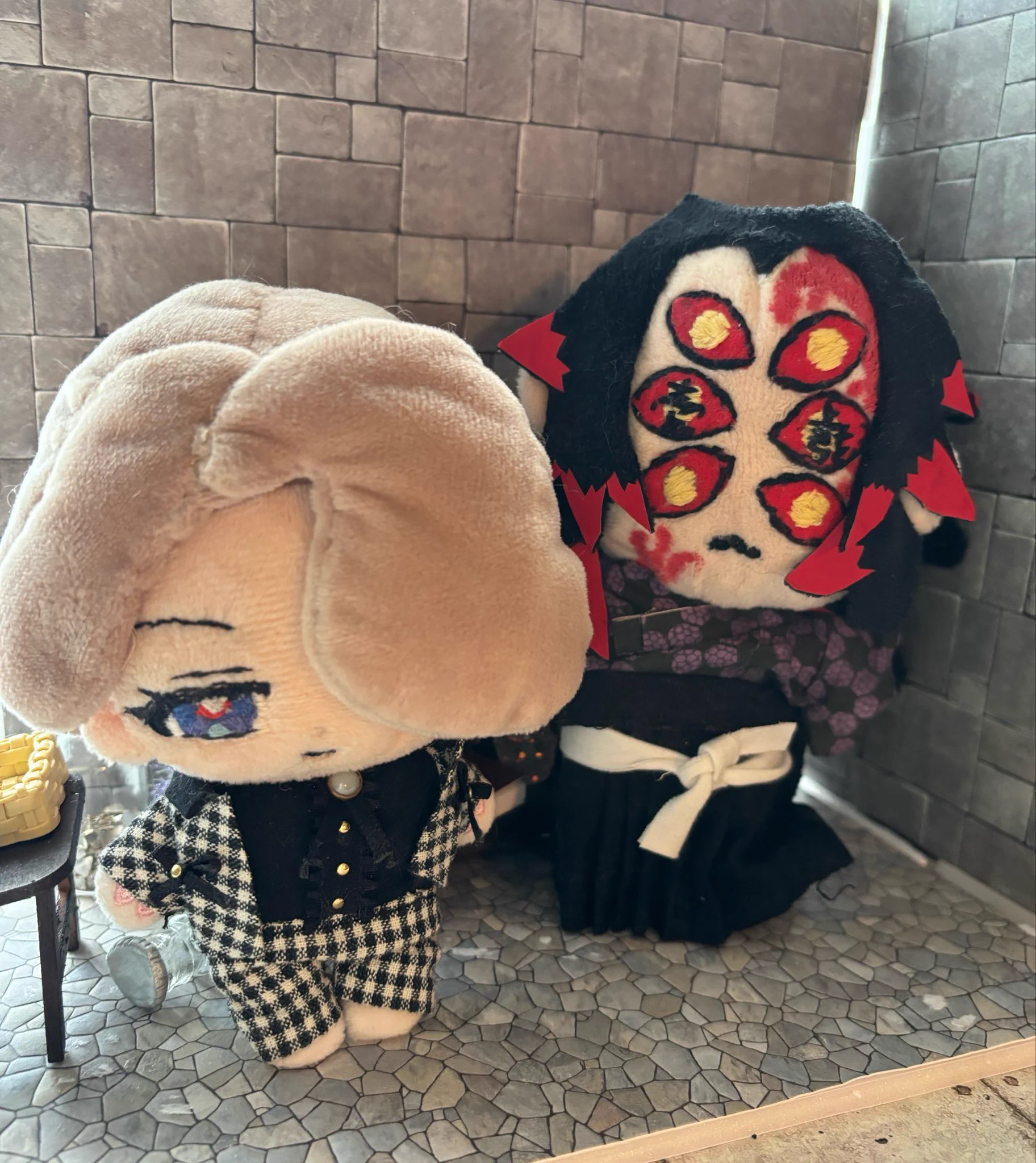 セト@異ノ祭通販boothにて в X: „作ったぬいぐるみたち。黒死牟はもう9