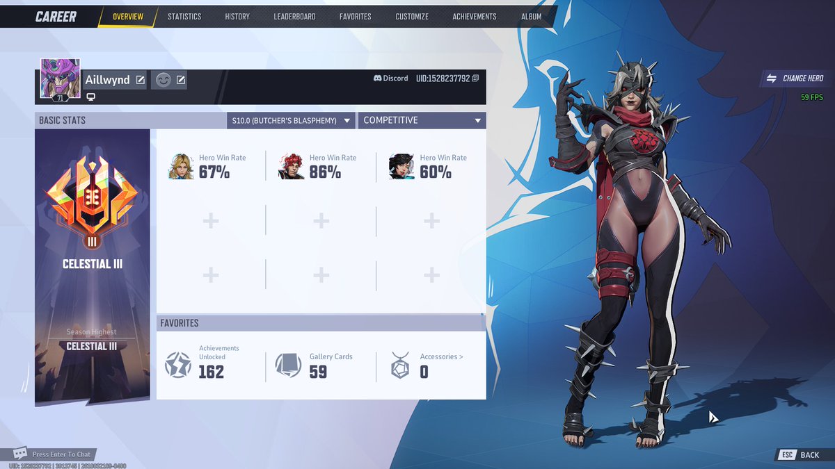 Aillwynd's tweet photo. Got back to Celestial my first season back really playing comp https://t.co/EIorCwKK86
