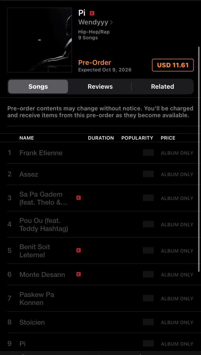marcochinwa's tweet photo. Nou ka kòmanse pre order album Wendyyy an lap soti 9oktob 2026

Pi♾️
https://t.co/kFcFTu2frW

https://t.co/HKGetRA2yu https://t.co/PrBNhp1HXF