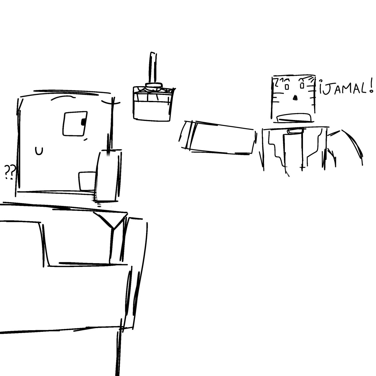 JolyneK84734's tweet photo. JAMAL #ReffMC #Jamal #Youtuber #Minecraft https://t.co/VQx2r40iSx