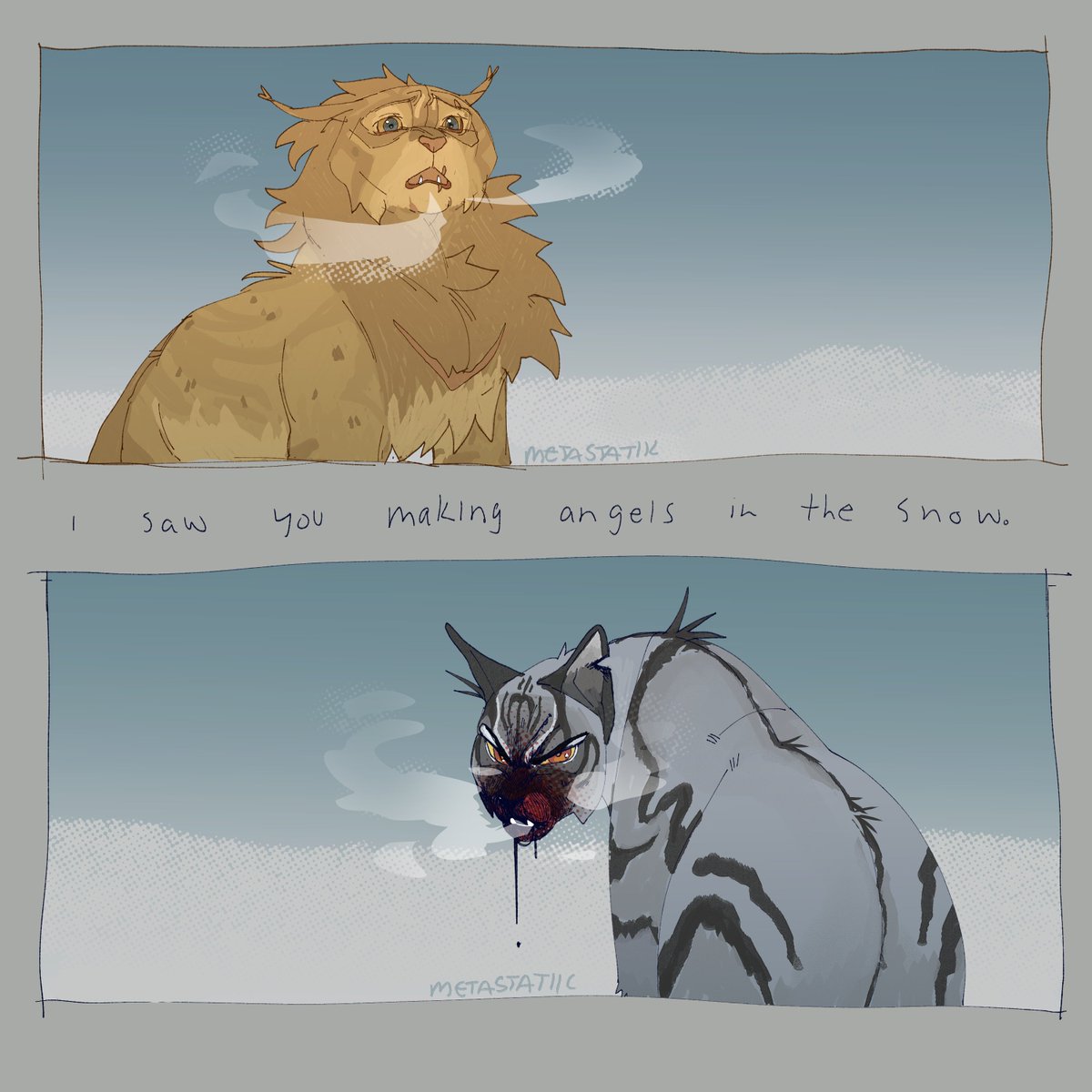 metastatiic's tweet photo. watching you like a common criminal
#warriorcats #oc https://t.co/Nurzgac49U