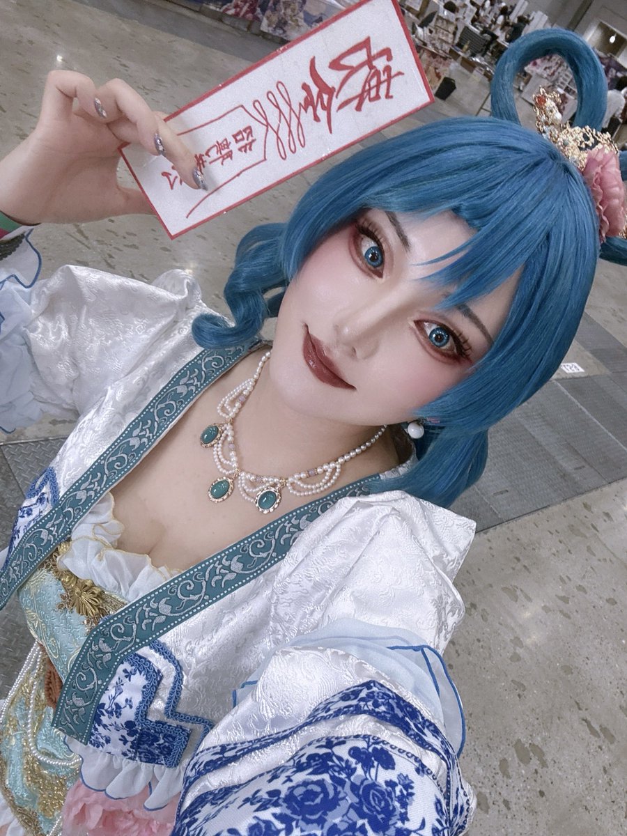 anjo_cos_'s tweet photo. 今日は東2 ホール　た38abにて霍青娥やってます！！
新しい衣装めちゃかわいいのでみんな会いに来てねん❤️

※コスプレ※ https://t.co/yQ3kc5eZHU