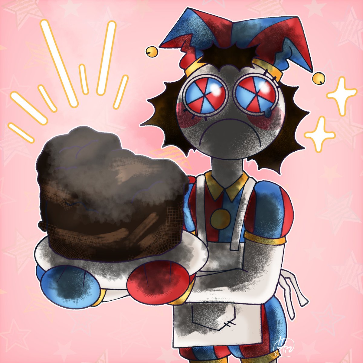webdragaoarts's tweet photo. DIGITALTOBER 2026 - Day 03 - Sweet

Funfact: eu tava me empanturrando de doce enquanto desenhava isso

#digitaltober2026 #tadc #pomni https://t.co/EWUm3jX9SY