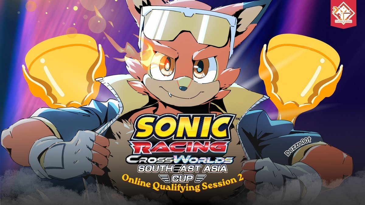 HazcoFox's tweet photo. 🔴 L 1 V E N 0 W
SONIC RACING: CROSSWORLDS Southeast Asia Cup - Online Qualifying Session 2
🔽LINKS ARE HERE🔽
https://t.co/sbQb8KIbdm
https://t.co/FLq5eQdicq
#SonicRacingCrossWorlds #SEGASEA https://t.co/DTg8HuGW8X