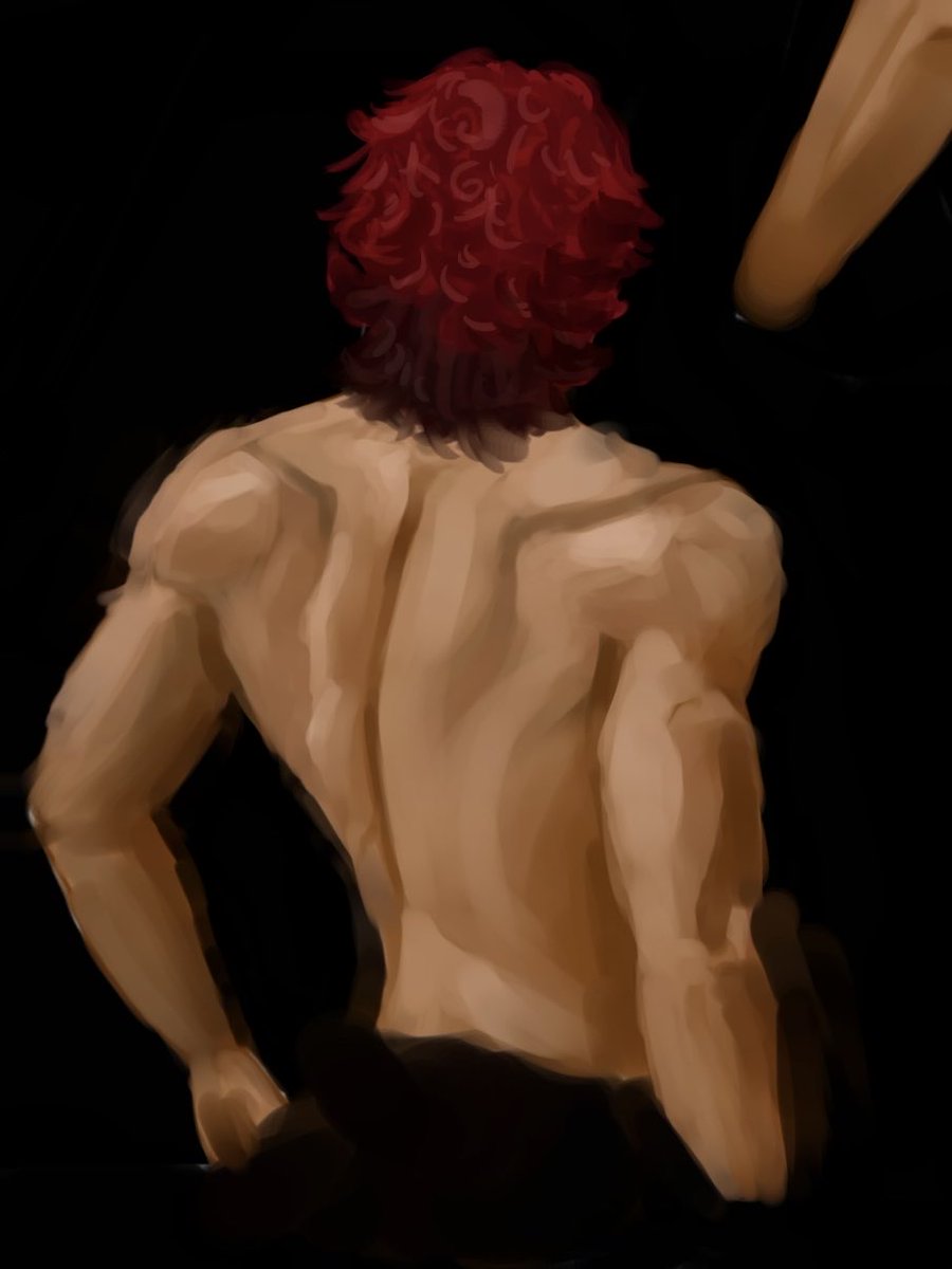 Cyt0t0xicTCELL's tweet photo. Hugo back muscle render practice #hglk if you squint #vivianhugo https://t.co/KhBNsSEhrH