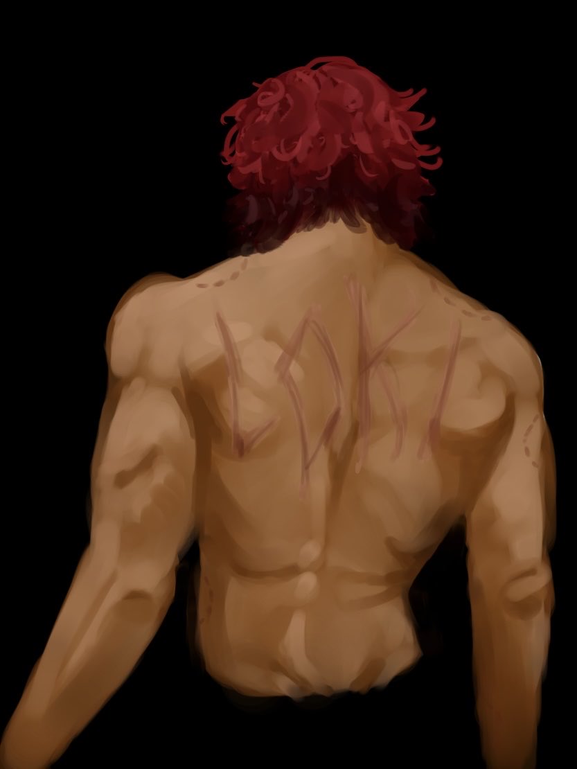 Cyt0t0xicTCELL's tweet photo. Hugo back muscle render practice #hglk if you squint #vivianhugo https://t.co/KhBNsSEhrH