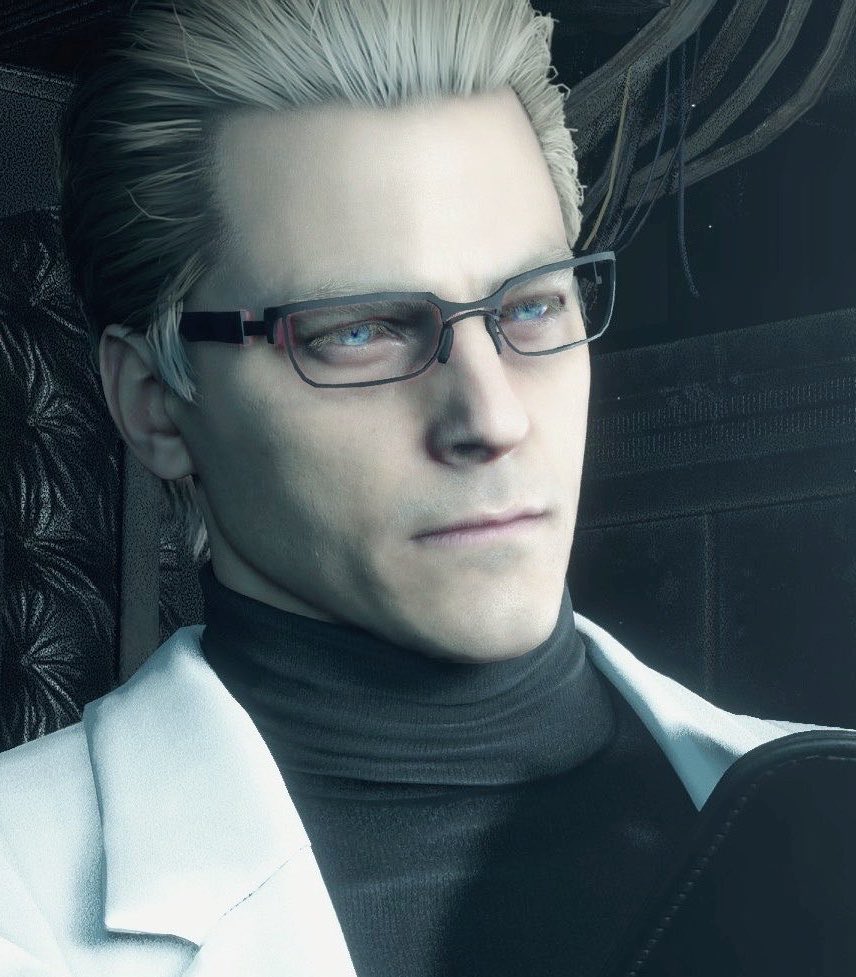 weskerism's tweet photo. #willsker and it's just wesker doing all sorts of nasty experiments on his boyfriend william. https://t.co/Tb6rYcF5az