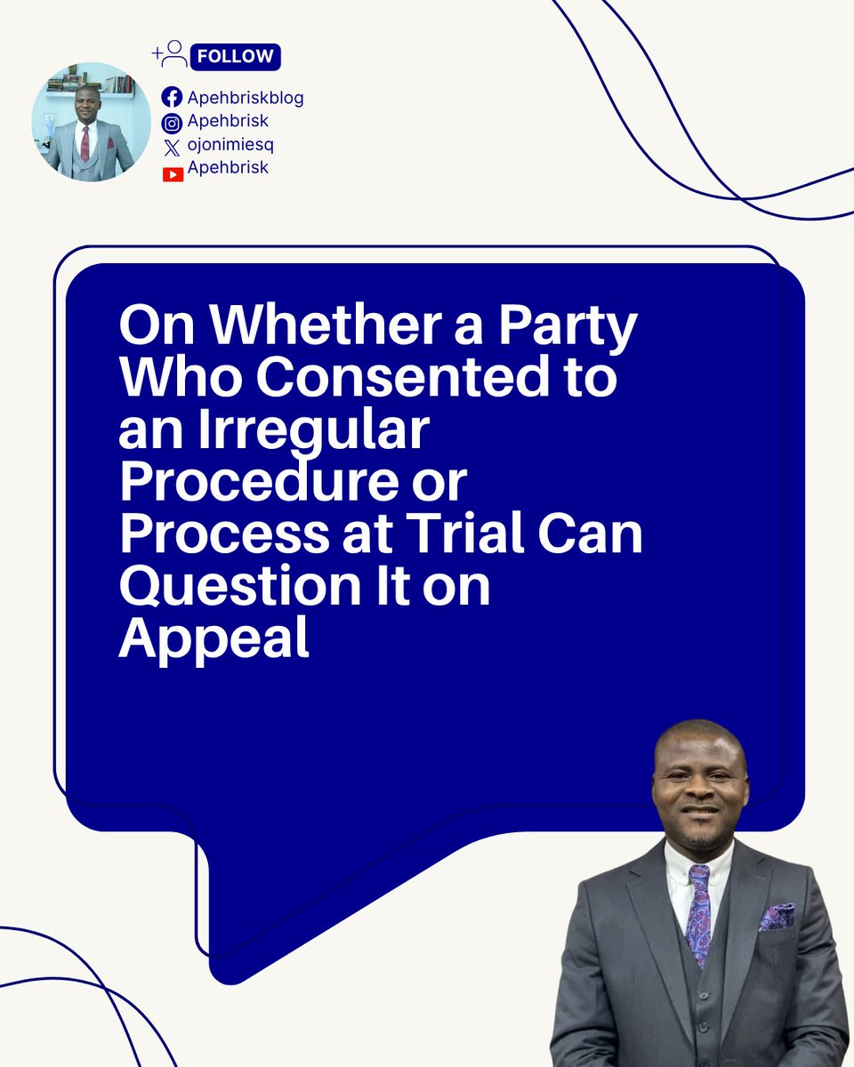 Apehbrisk's tweet photo. #ApehBrisk #NigerianLaw #LegalUpdate #LawInNigeria #CivilProcedure #Litigation #Appeal #LegalProcedure #CourtProceedings #LegalObjection #NigerianLawyers #LegalPractitioner #SupremeCourtNigeria #CourtOfAppeal #LegalTips #LitigationPractice #NigerianLegalSystem #Justice https://t.co/Yec90jgok5