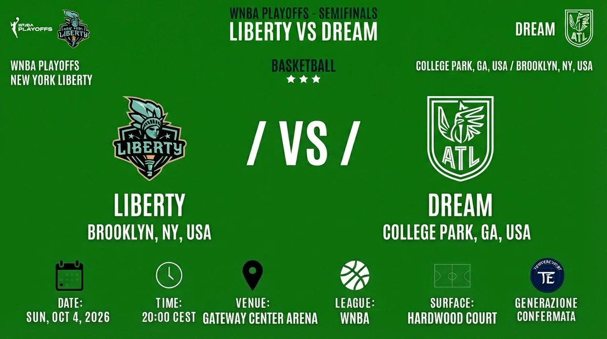 Deepnightpress's tweet photo. NY Liberty vs Atlanta Dream: Pronostico WNBA Playoffs e Player Props 04/10 #LibertyVsDream #WNBA #WNBAPlayerProps #Props #ValueBetting #SportsBets #Tipstereco #BettingTips
https://t.co/Xx3IGuICU1 https://t.co/S1Mkue90sr