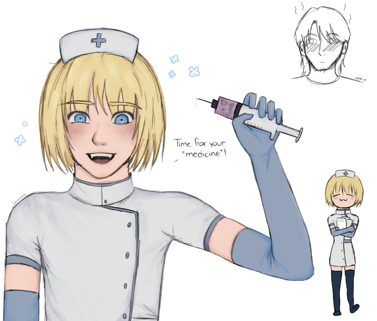 jem4rmin's tweet photo. he's insane #aot #armin https://t.co/k6rk4aXv0z