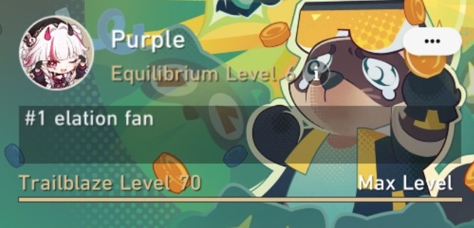 prple4u's tweet photo. HEARTWARMING: Day 1 hsr player finally reaches level 70 in the big '26 https://t.co/8wGUkkLFsh