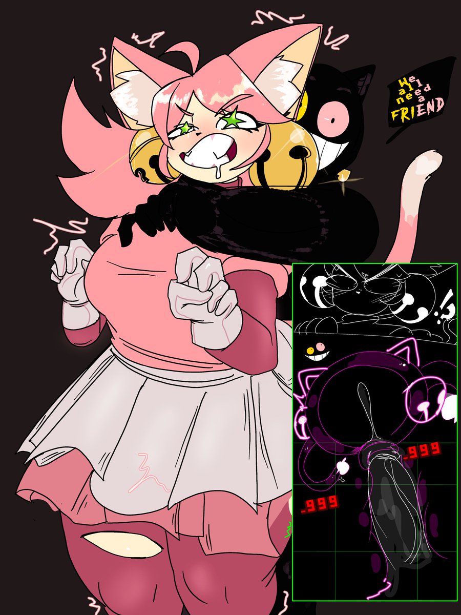 1RavenDreams's tweet photo. We all need a FRIEND (#DELTARUNE #ImageFriend #PINKDELTARUNE ) POLL https://t.co/GnnFAmwEpO