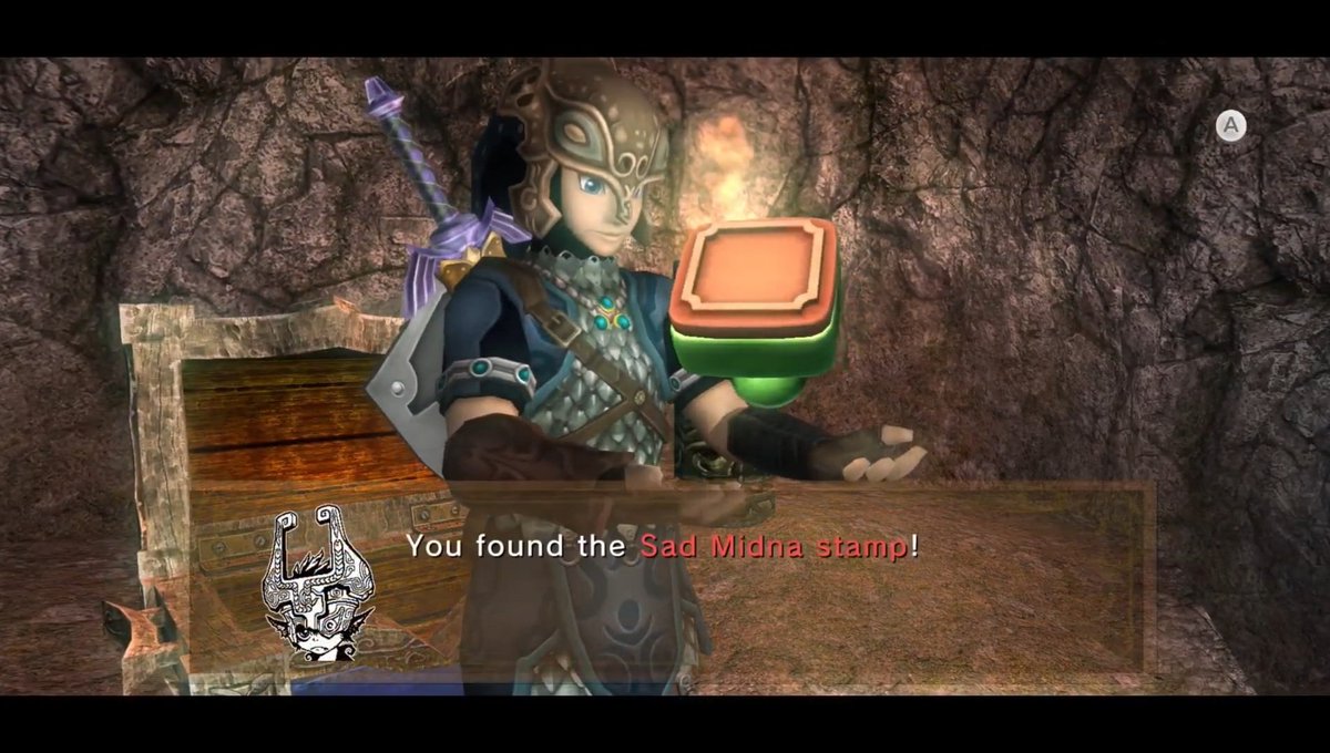 AKoolKoopa's tweet photo. Big fan of that one Twilight Princess Miiverse stamp where Midna looks like a sobbing wet cat https://t.co/VcHUfX8NbW
