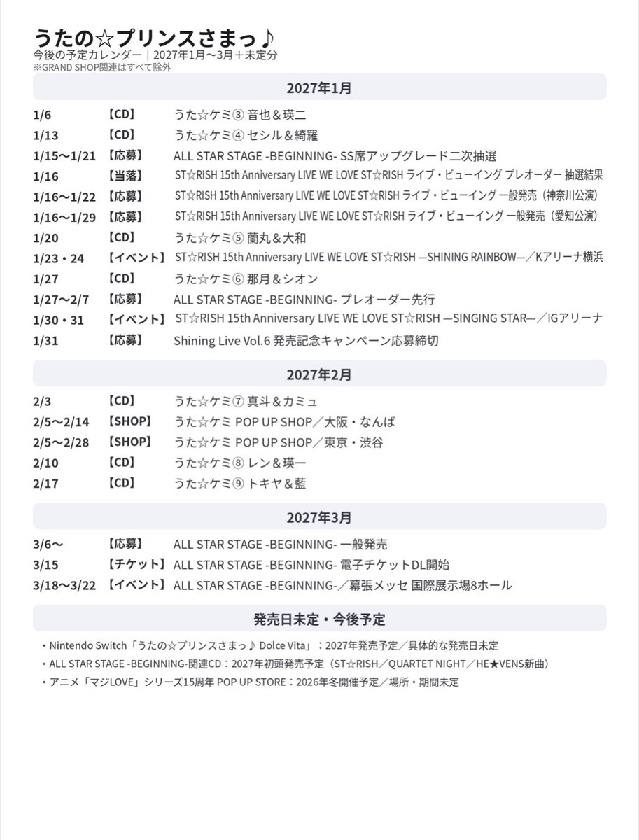 Riny01083's tweet photo. 昨日チャッピーくんと喧嘩しながら作って貰った今後の予定メモ……全部確認は出来てないけど大体はあってるはず https://t.co/GhQtxBiSNu