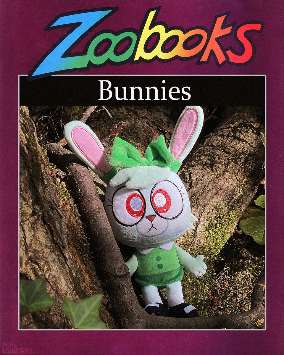 ajmarekart's tweet photo. Big thanks to September's high-tier supporters!
--
Now you can learn all about bunnies in the captivating, colorful pages of Zoobooks!
Wanted to use this opportunity to creatively reveal the new [bunny] plushie, which will be up for sale in November, so mark those calendars! https://t.co/aFmpO9QgRW