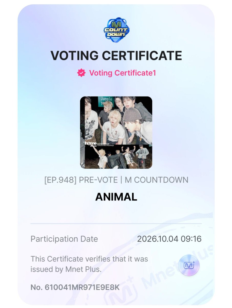 4shoteam's tweet photo. [ VOTING REMINDER ]

Shotties! don't forget to participate and cast your votes today 🙌🤍

📱Mnet Plus 5x Vote/device each day
🗳️ Pre-Vote MCountdown - ANIMAL 
📅 Oct, 03 - 06 
🎯 2000 votes 

📌 Drop your proofs below with the hashtag:
#LNGSHOTxBOYNEXTDOOR https://t.co/Y5AYrmG0uD