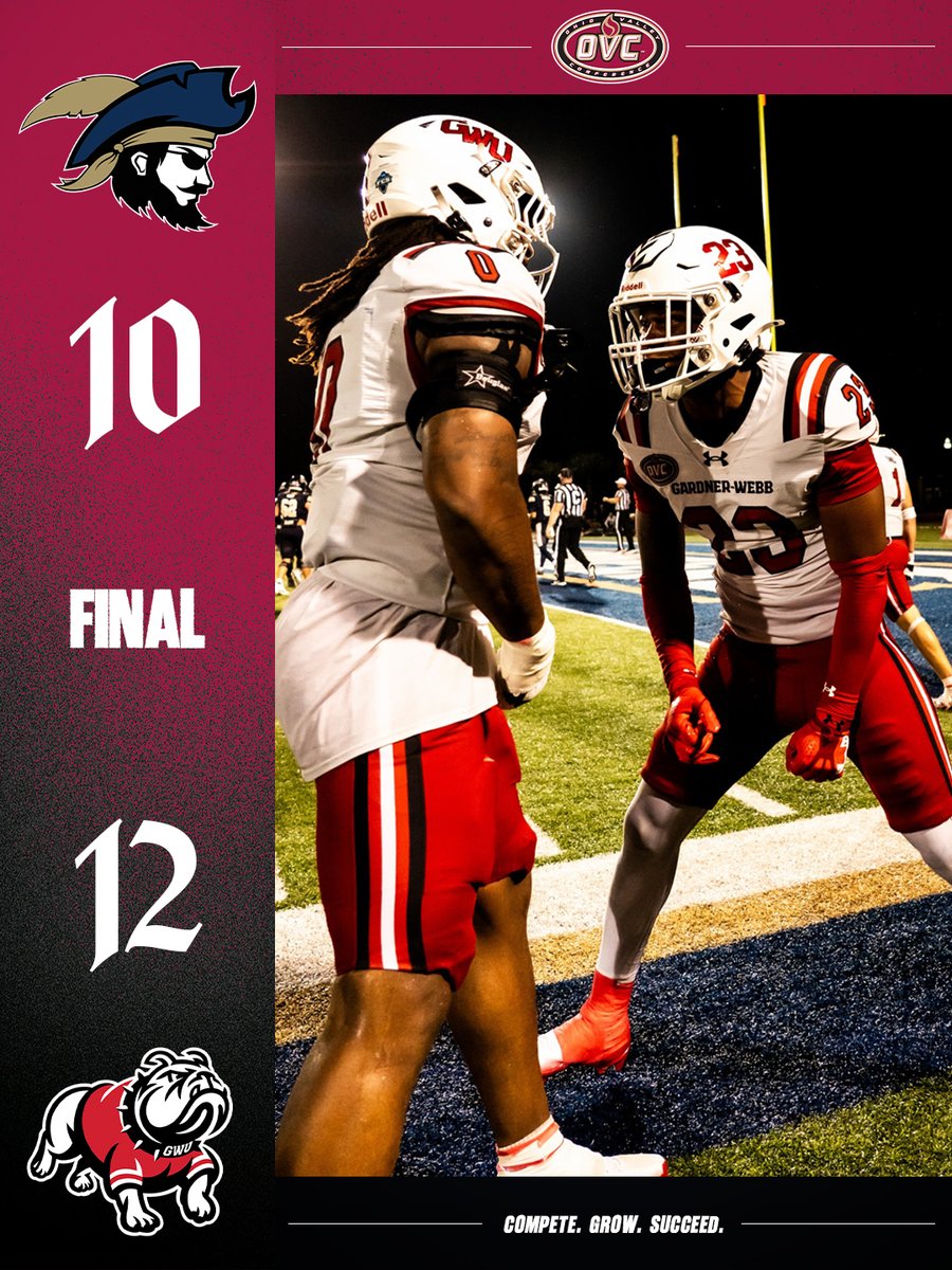 OVCSports's tweet photo. A 𝗳𝗲𝗮𝘀𝘁 for @GWUFootball! 🐖♨️🍽️

The Runnin' Bulldogs win the 𝗡𝗼𝗿𝘁𝗵/𝗦𝗼𝘂𝘁𝗵 𝗕𝗕𝗤 𝗕𝗼𝘄𝗹.

#SkoDawgs | #OVCit https://t.co/FTkYgqyIPw