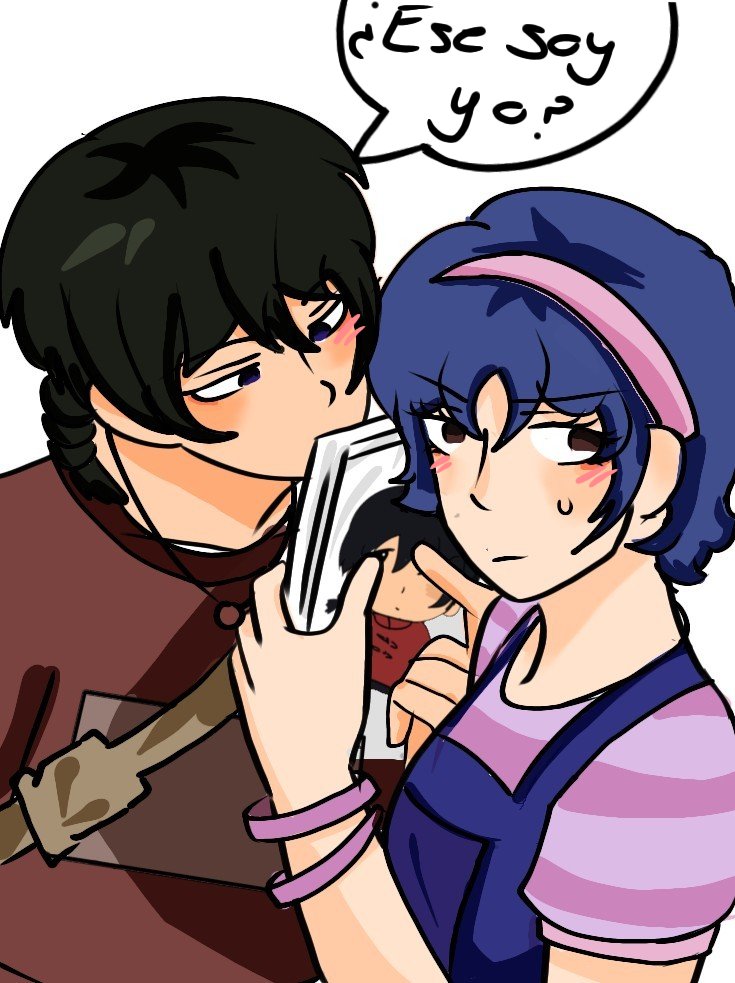 isabxll_lozz's tweet photo. This is an AU where Akane is a famous artist, but there comes a time when she can't stop thinking about someone she doesn't even know, and that's how she started drawing nonstop that face she so longed to know. #Ranma #ranma½ https://t.co/mhihCYOpOf