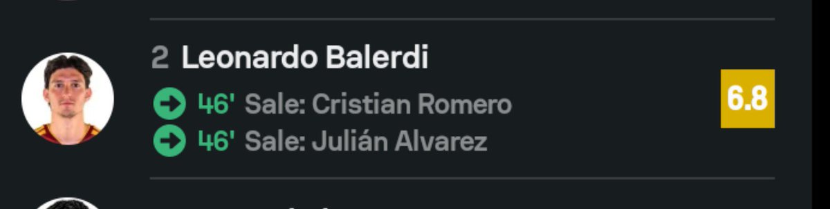 CastaRP_'s tweet photo. Es tan bueno Balerdi que tienen que sacar a 2 jugadores para poder meterlo https://t.co/BfSbOELD7v