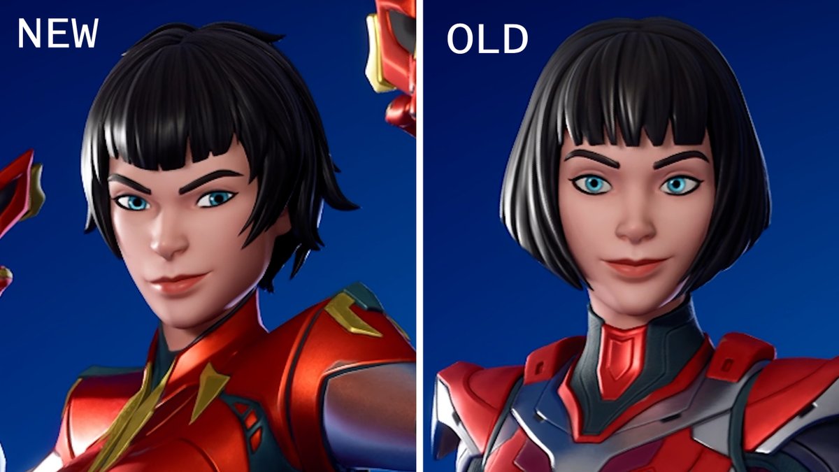 ScyanYT's tweet photo. WE NEED TO talk more about the GLOW UP Order got in Fortnite...

Man i love her remake🥹❤️ https://t.co/ApXDxDT5Xd