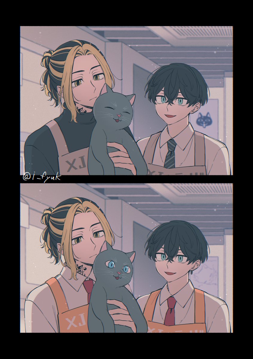 i_fyuk's tweet photo. 結局どっちの格好も好きになるんだろうなぁ😚
（違い探ししてみてね） https://t.co/S4WZsQVG7J