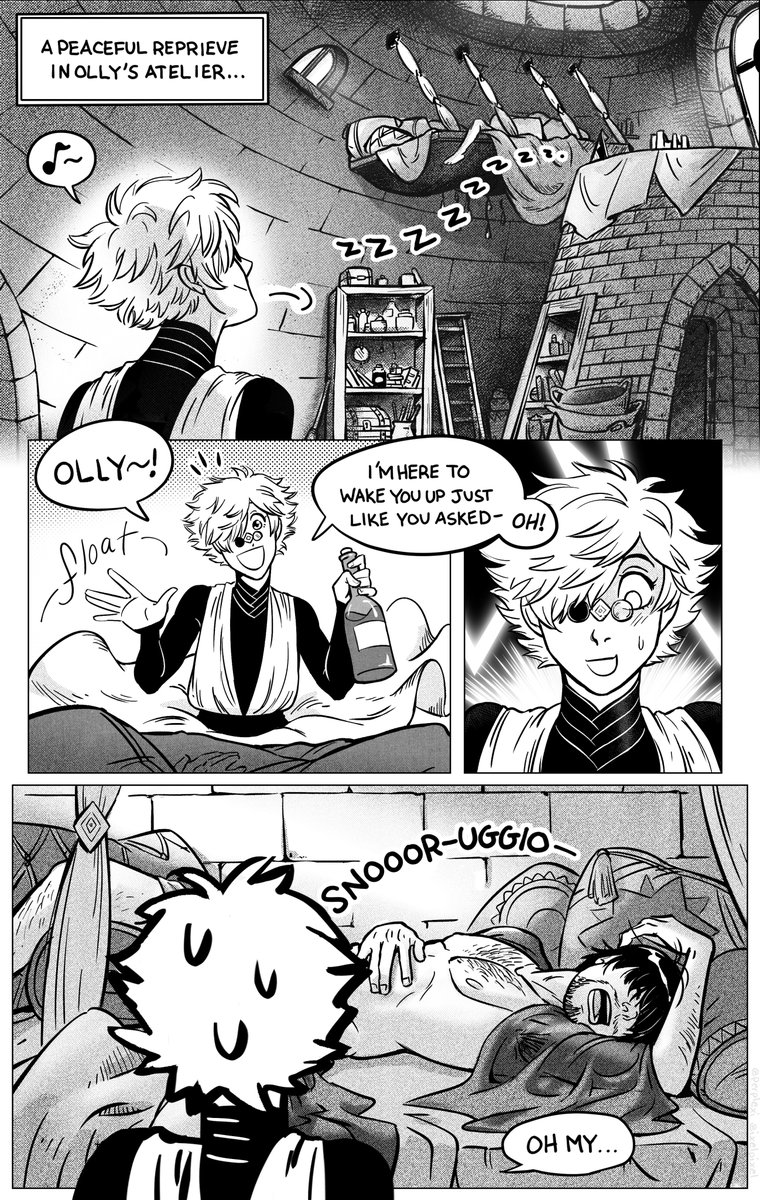 perplexi's tweet photo. Rise and Shine!✨pages 1-3/?  (uncensored on my pateron lol👀) #wha #orufrey https://t.co/TyuV0AOem5