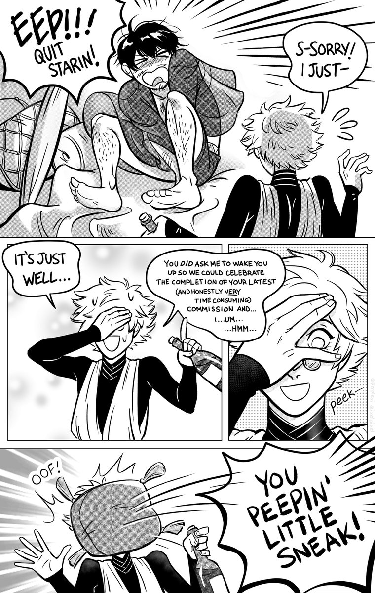perplexi's tweet photo. Rise and Shine!✨pages 1-3/?  (uncensored on my pateron lol👀) #wha #orufrey https://t.co/TyuV0AOem5
